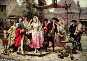 Her Weight In Gold — Jean Leon Gerome Ferris