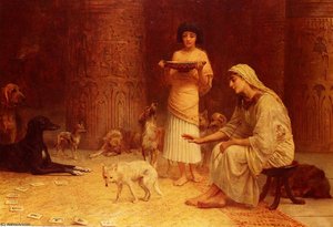 Preparing For The Festival Of Anubis — Edwin Longsden Long