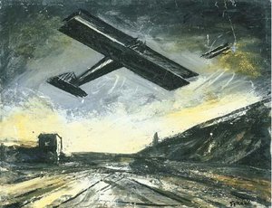 Landscape With Airplanes — Mario Sironi