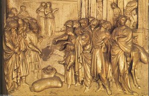 Discovery Of The Golden Cup (detail) — Lorenzo Ghiberti