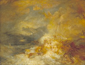 Un Desastre En El Mar — J.m.w. Turner