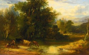 Wooded Landscape — Frederick Lee Bridell