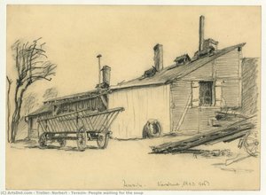 Terezin: People Waiting For The Soup — Troller, Norbert