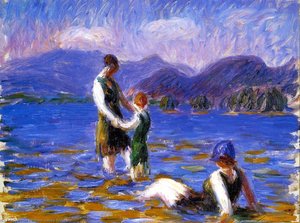 Lake Bathers — William James Glackens
