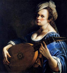 Self-portrait As A Lute Player — Artemisia Gentileschi
