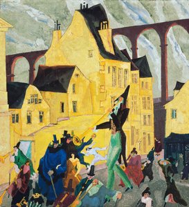 Carnival In Arcueil — Lyonel Feininger