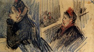 İki Kadın Balkonundan Çıkmış Kutusu — Vincent Van Gogh