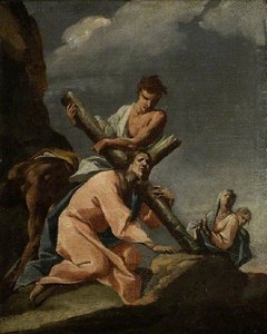 Christ Falling Under The Cross — Nicola Grassi