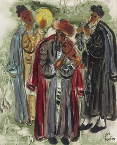 Musicians Of Safed, (1960) — Reuven Rubin