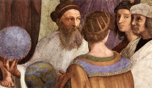 The School Of Athens (detail 7) (stanza Della Segnatura) — Raphael