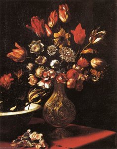 Vase Of Flowers — Карло Долчи