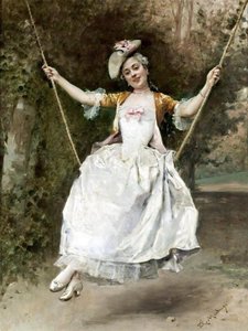 Girl On A Swing — Raimundo De Madrazo Y Garreta