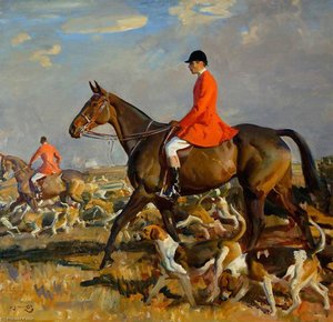 The 6th Earl Winterton, Mfh — Alfred Munnings