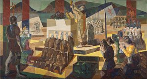 First Mass In Brazil — Candido Portinari
