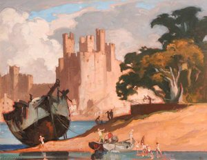 Carnarvon Castle — Frank Brangwyn