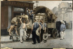 Les Livreurs De Farine — Albert Ernest Carrier Belleuse