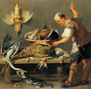 Cook In The Larder — Frans Snyders