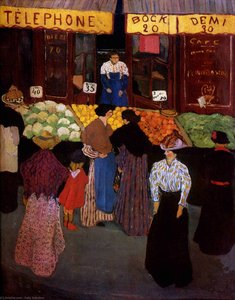 At The Market — Félix Vallotton