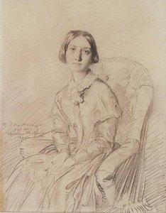 Portrait Of Mme Félix Ravaisson-mollien — Théodore Chassériau