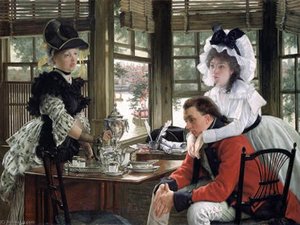 Bad News (the Parting) — James Jaques Joseph Tissot
