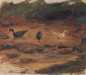 English Ducks Português Patos — Benedito Calixto