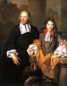 A Young Man With His Tutor — Nicolas De Largillière