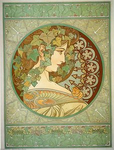 Ivy — Alphonse Mucha