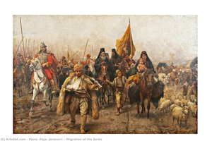 Migration Of The Serbs — Paja Jovanović
