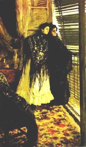 In Front Of The Balcony: Leonora And Ampara. — Konstantin Alexeievitch Korovin