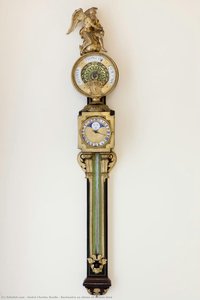 Barômetre En Ébène Et Bronze Doré — André-charles Boulle