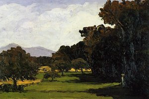 Landscape Near Aix-en-provence — Paul Cézanne