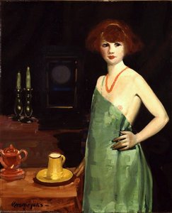 Girl In Green — George Benjamin Luks