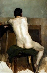 Seated Nude — Brian Hatton