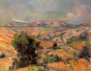 Horská Sviecnica Z Pohľadu Gardanne — Paul Cézanne