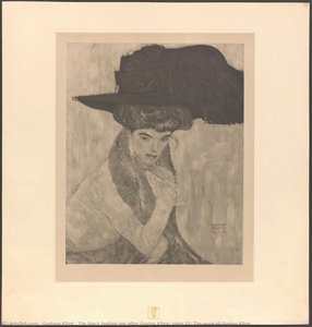 O Chapéu De Penas Pretas Após Gustav Klimt, Prancha 31, A Obra De Gustav Klimt — Gustav Klimt