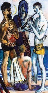 Young Men By The Sea — Max Beckmann