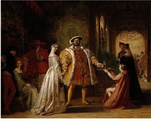 Henry Viii's First Interview With Anne Boleyn — Daniel Maclise