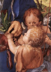 La Vierge À L'oiseau Siskin (détail) — Albrecht Dürer