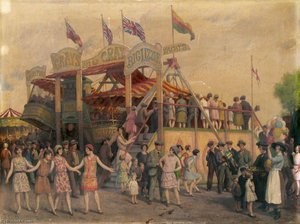 Hampstead Heath Fair — Frederick Dudley Walenn