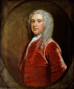 Portrait Of An Unknown Gentleman In A Red Coat — Joseph Highmore