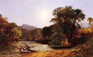 In The White Mountains — Jasper Francis Cropsey