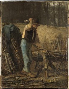 Le Fendeur De Bois — Jean-françois Millet