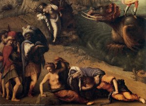 Perseus Frees Andromeda (detail) — 皮耶罗·迪·科西莫 (piero Di Cosimo)