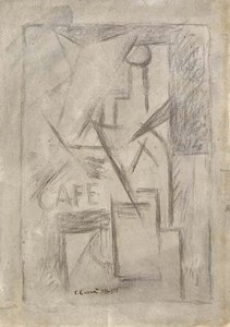 Scomposizione Di Bottiglia Ii — Carlo Carrà