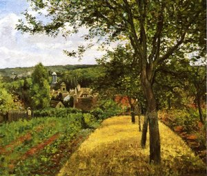 Orchards At Louveciennes — Camille Pissarro