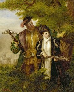 King Henry And Anne Boleyn Deer Shooting — William Powell Frith