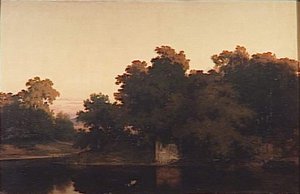 Campagne Romaine, Fontaine De La Nymphe Egerie — Ernest Hébert (antoine Auguste Ernest Hebert)