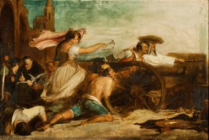 The Maid Of Saragossa (la Doncella De Zaragoza) — Sir David Wilkie