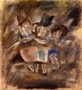 Three Girls In A Boat — Julius Mordecai Pincas