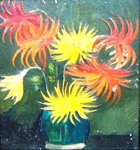 Chrysanthemums — Richard Hayley Lever